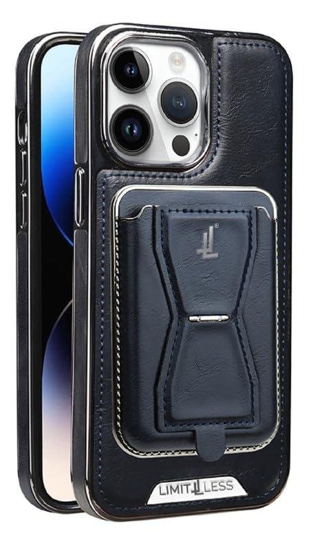 Limitless Leather iPhone Case with Detachable Card Holder and Stand